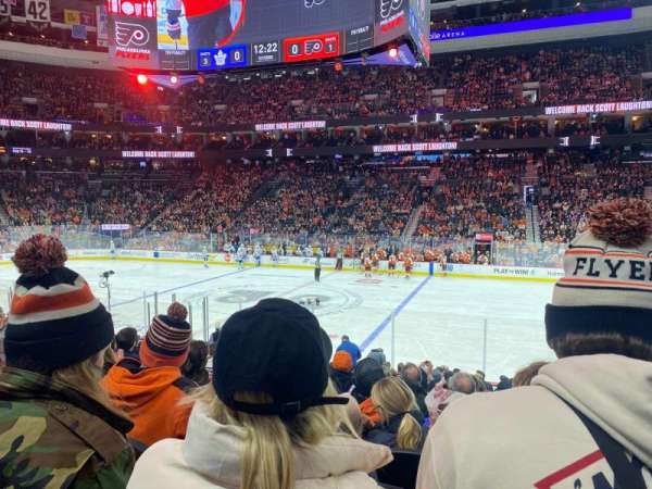 Xfinity Mobile Arena, section: 114, row: 17, seat: 17