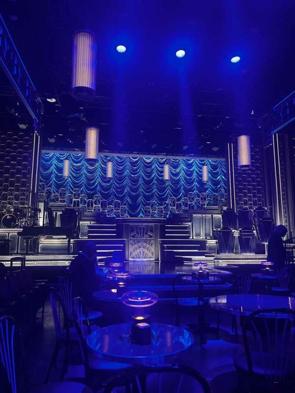 Circle in the Square Theatre, section: Table, row: 4, seat: 2