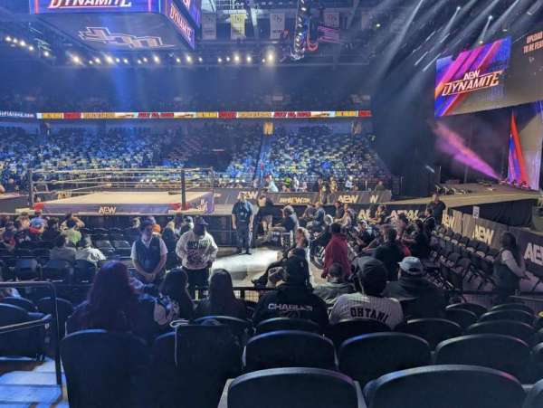 Addition Financial Arena, section: 114, row: G, seat: 6