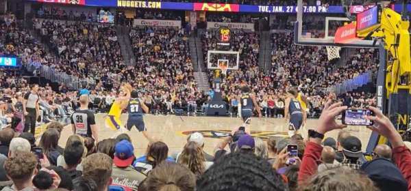 Ball Arena, section: 116, row: GG, seat: 8