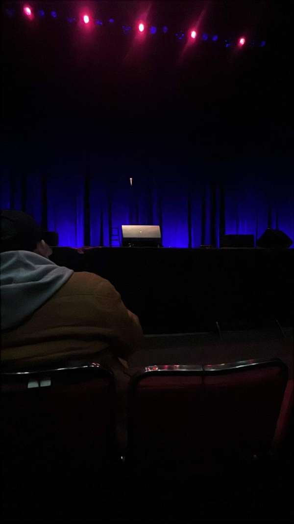 William Saroyan Theatre, section: Pit, row: Bb, seat: 12/13