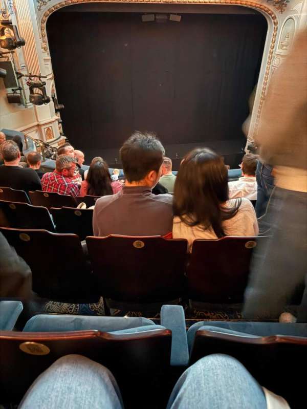 ambassadors theatre, section: Circle, row: G, seat: 14