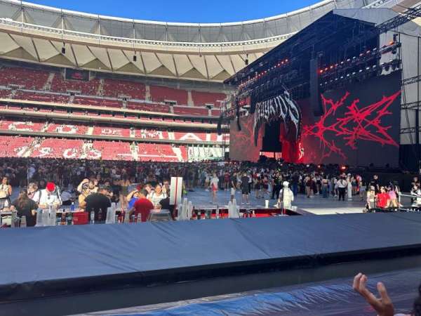 Estadio Metropolitano, Madrid, section: 104, row: 5, seat: 15