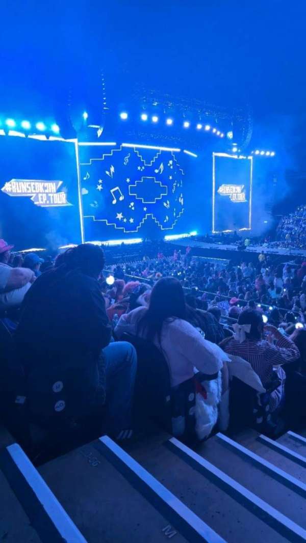 The O2, London, section: 102, row: N, seat: 70