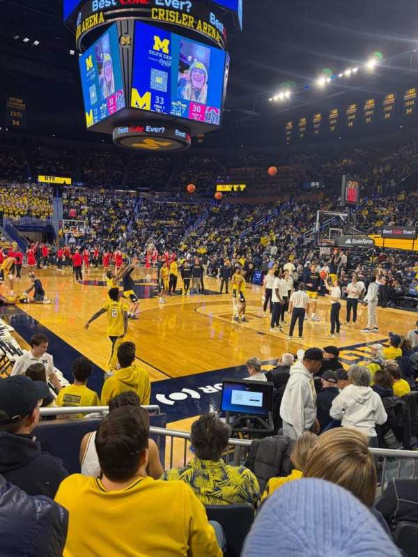 Crisler Center, section: 118, row: 6, seat: 4