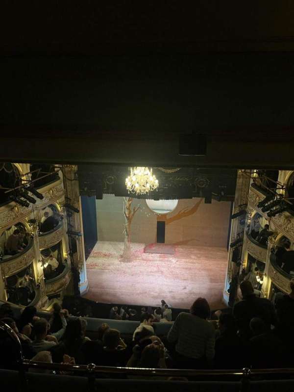 Wyndham's Theatre, section: Grand circle, row: F, seat: 14
