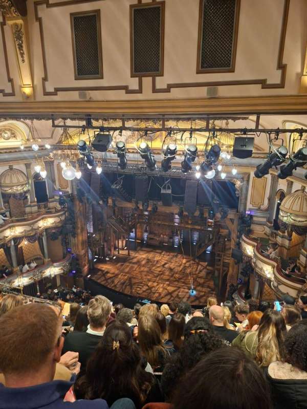 Victoria Palace Theatre, section: Grand Circle, row: J, seat: 9