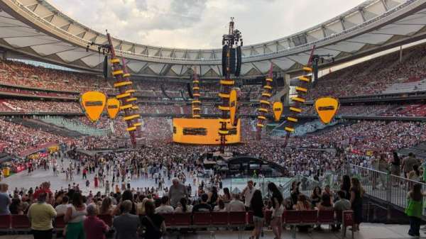 Estadio Metropolitano, Madrid, section: 218, row: 1, seat: 1
