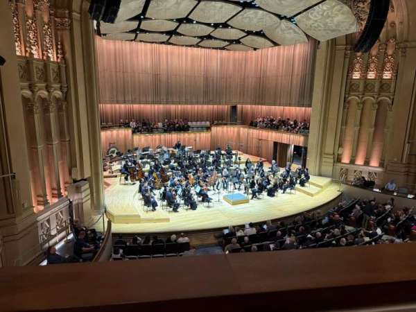 Jacobs Music Center, row: A, seat: 19
