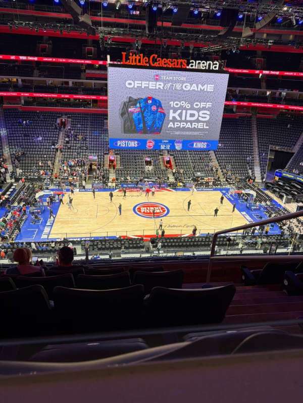 Little Caesars Arena, section: M12, row: 5, seat: 2