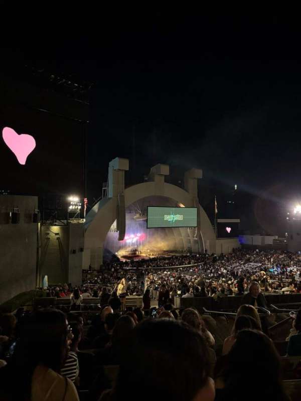 Hollywood Bowl, section: K3, row: 10, seat: 11