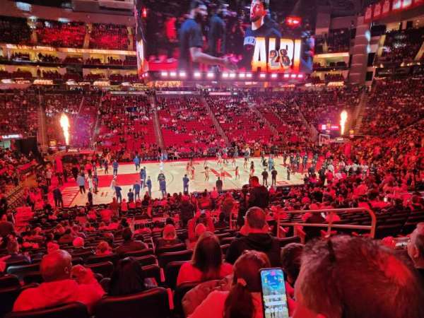 Toyota Center, section: 121, row: 20, seat: 5
