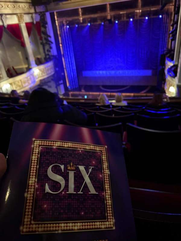 Vaudeville Theatre, section: Dress Circle, row: G, seat: 17