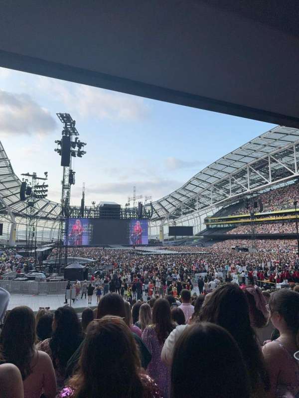 Aviva Stadium, section: 117, row: AA, seat: 9