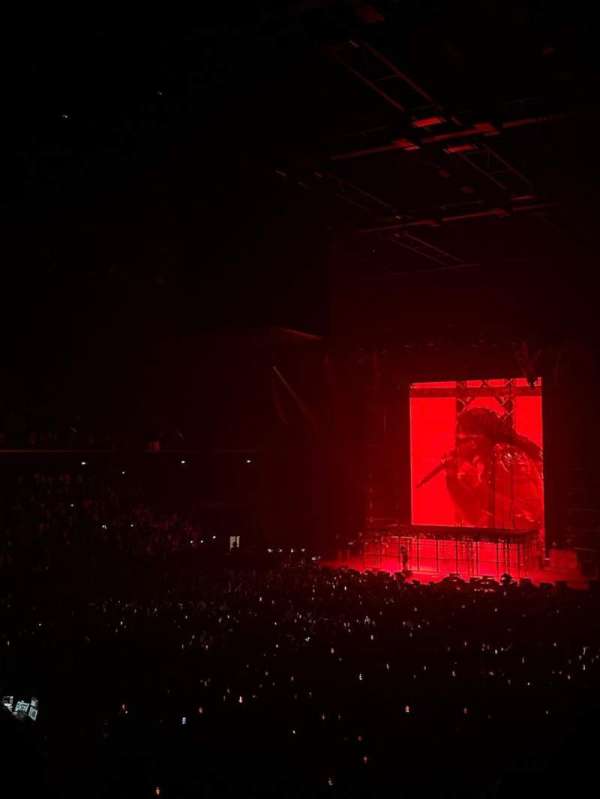 Adidas Arena, section: Balcon O, row: 63, seat: 01