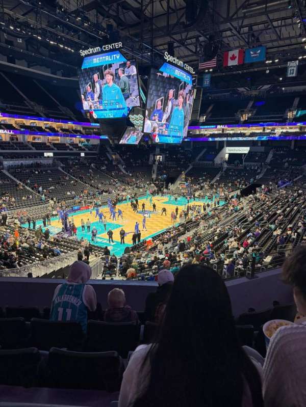 Spectrum Center, section: 108, row: Y, seat: 7