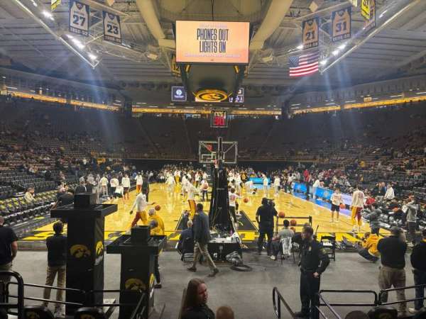 Carver-Hawkeye Arena, section: GG, row: 7, seat: 5
