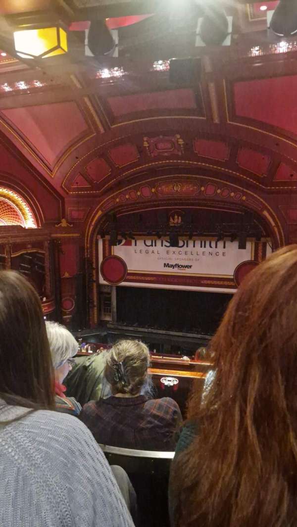 mayflower theatre, section: Rear Circle, row: L, seat: 10