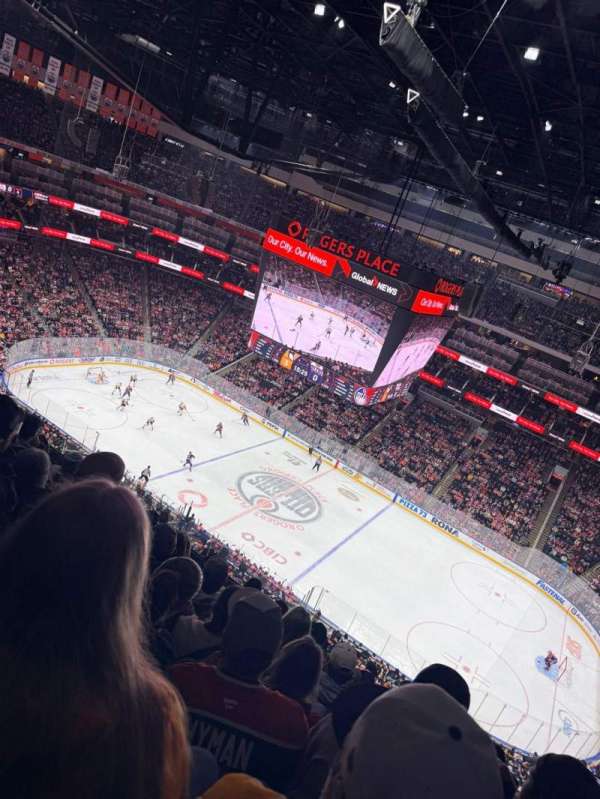 Rogers Place, section: 201, row: 7, seat: 6