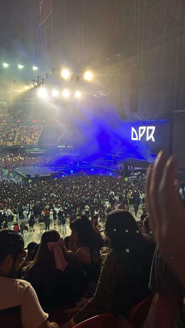 Palacio de los Deportes, section: D10, row: P, seat: 9