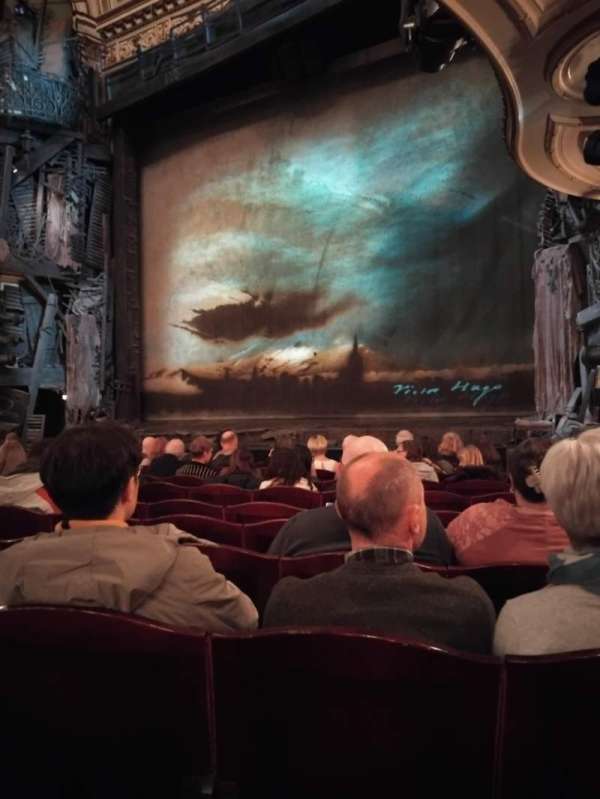 Sondheim Theatre, West End, section: Stalls, row: K, seat: 3