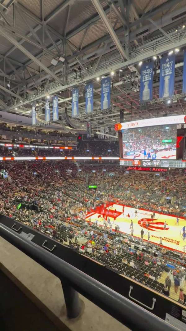 Scotiabank Arena, section: 320, row: 1, seat: 23