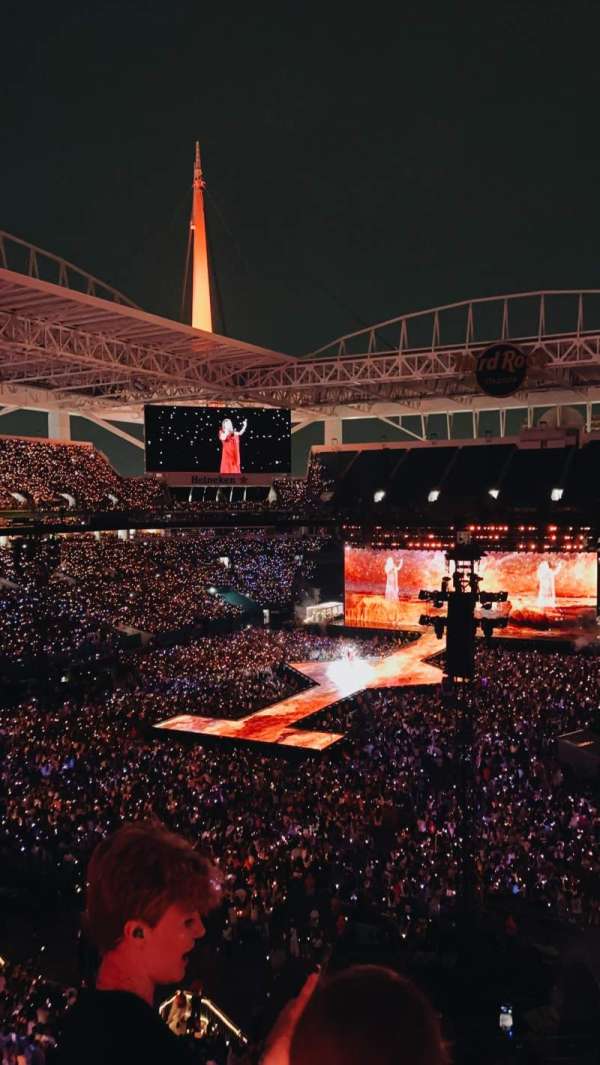 Hard Rock Stadium, row: 3, seat: 11