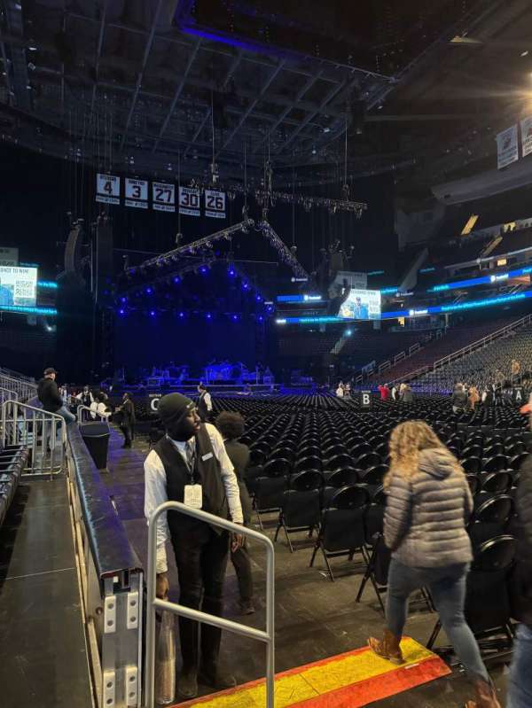 Prudential Center, section: 21, row: 1, seat: 8-9