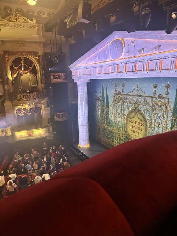 Theatre Royal Drury Lane, section: Grand Circle, row: A, seat: 2