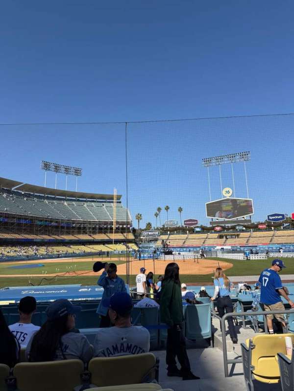 Dodger Stadium, section: 24FD, row: E, seat: 8