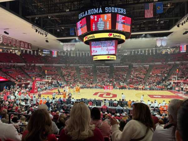 Lloyd Noble Center, section: 121, row: 13, seat: 8