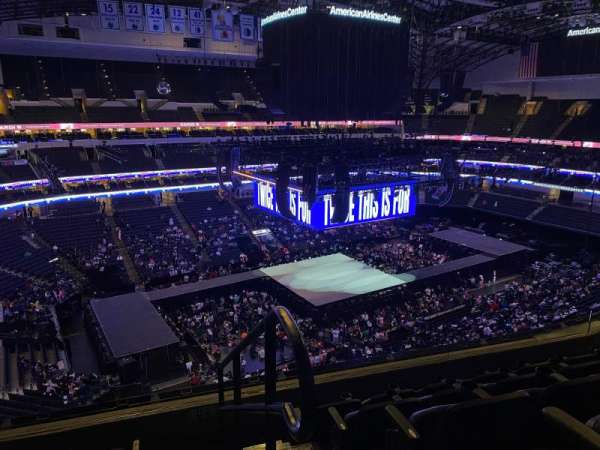 American Airlines Center, section: 312, row: L, seat: 32