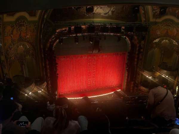 New Amsterdam Theatre, section: Balcony L, row: F, seat: 9