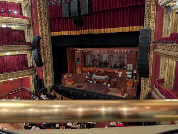 CIBC Theatre, section: Mezzanine R, row: 1, seat: 2