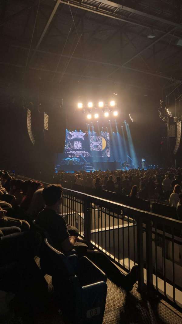 Rogers Arena, section: 114, row: 4, seat: 16