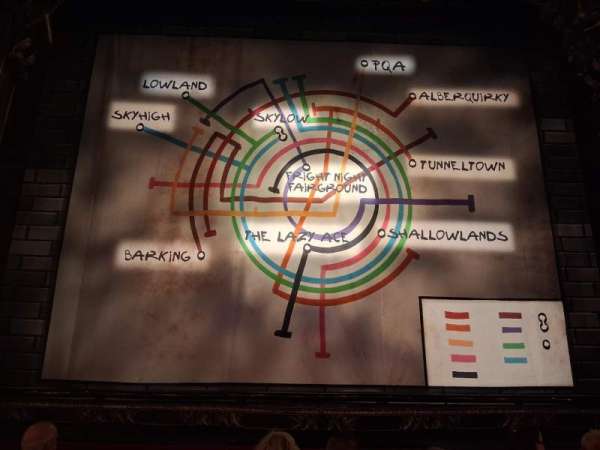 His Majesty's Theatre, London, section: Stalls, row: E, seat: 18