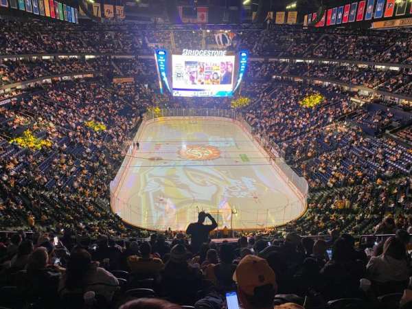 Bridgestone Arena, section: 317, row: N, seat: 7