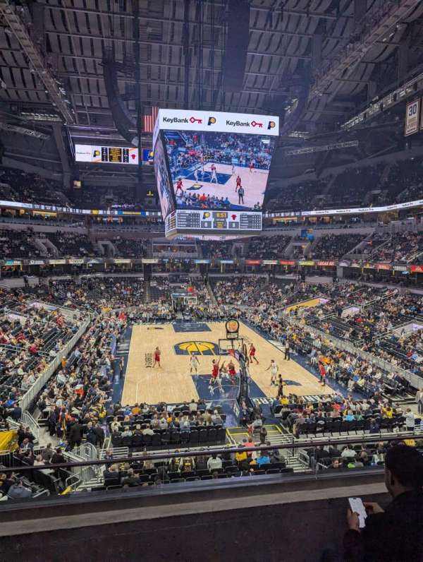 Gainbridge Fieldhouse, section: 1, row: 20, seat: 8