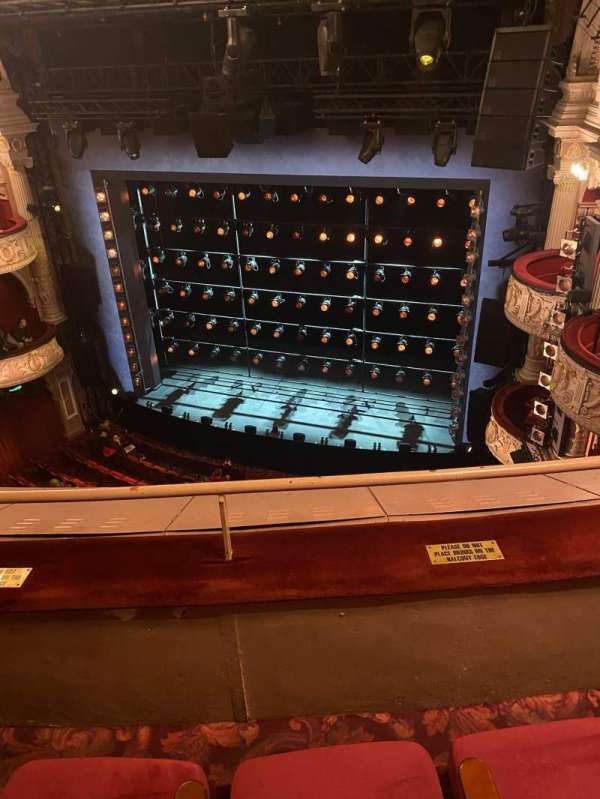 Shaftesbury Theatre, section: Grand Circle, row: B, seat: 11