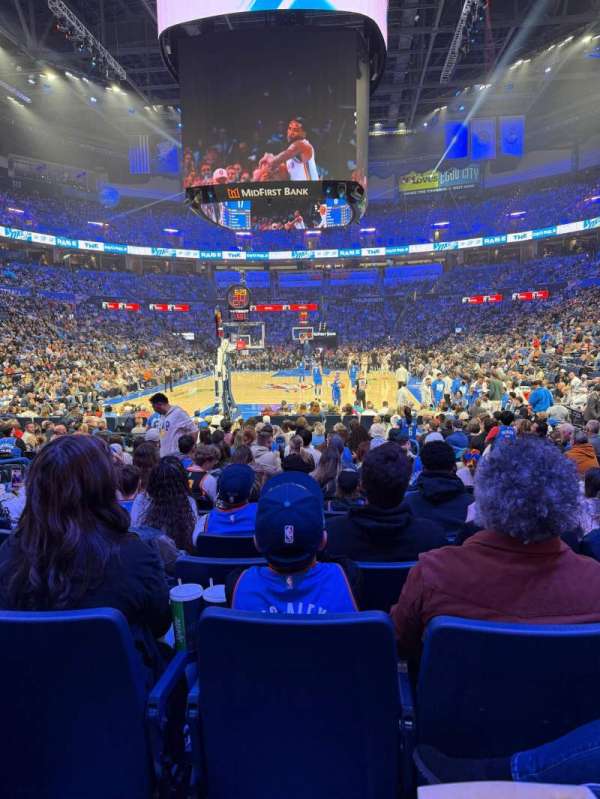 Paycom Center, section: 120, row: TT, seat: 7