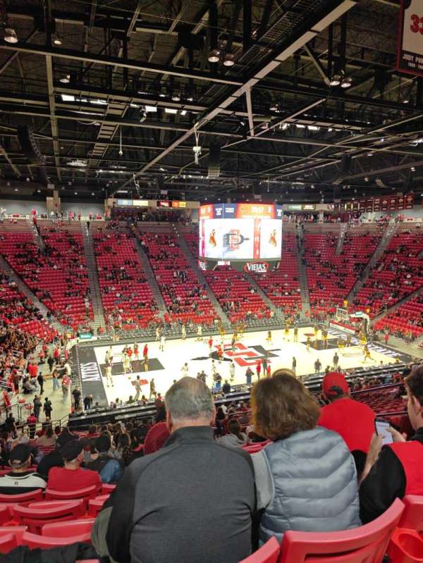 Viejas Arena, section: P, row: 29, seat: 7