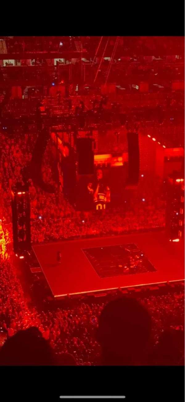 Spectrum Center, section: 228, row: Q, seat: 3