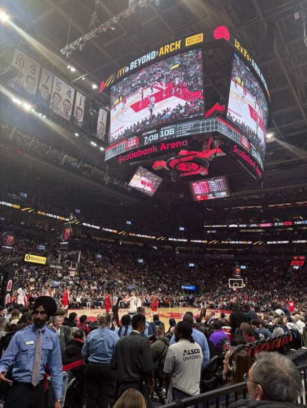 Scotiabank Arena, section: 121, row: 3, seat: 9