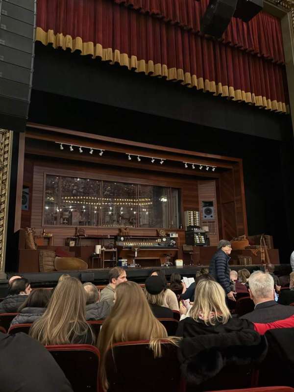CIBC Theatre, section: Orchestra L, row: J, seat: 9