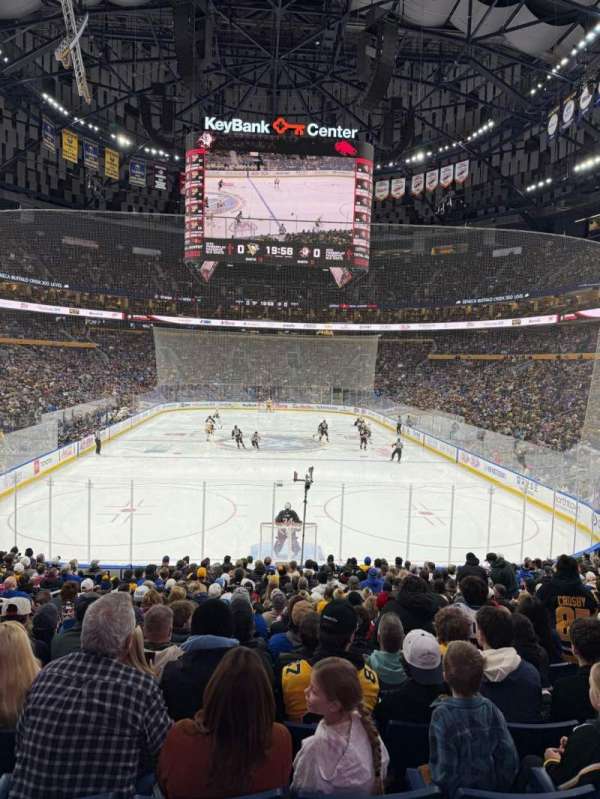 KeyBank Center, section: 123, row: 19, seat: 9
