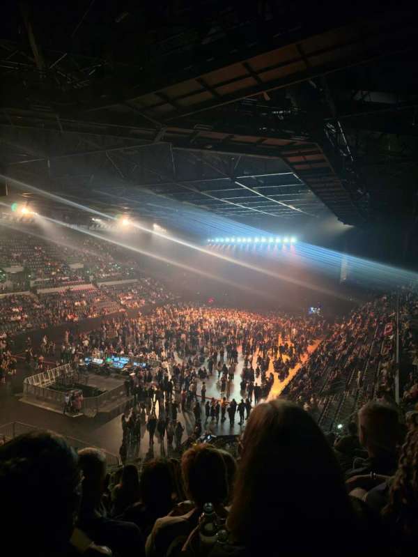 spark arena, section: 20U, row: KK, seat: 784