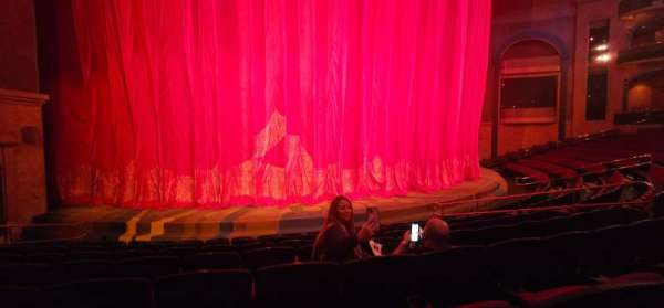O Theatre, section: 102, row: G, seat: 11