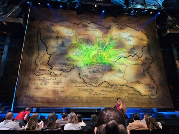 Gershwin Theatre, section: Orchestra C, row: B, seat: 107