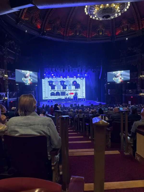 The Venetian Theatre, section: 9, row: KK, seat: 60