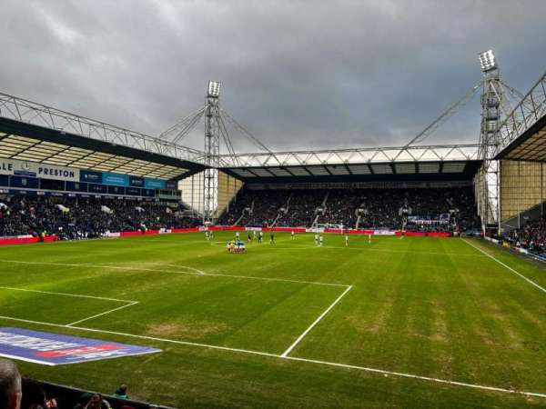 Deepdale, section: Bill Shankly KOP L, row: 11, seat: 33